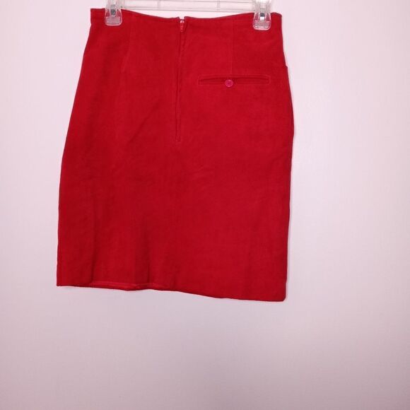 Wilson Leather Red Pencil skirt size 8 - Picture 6 of 11